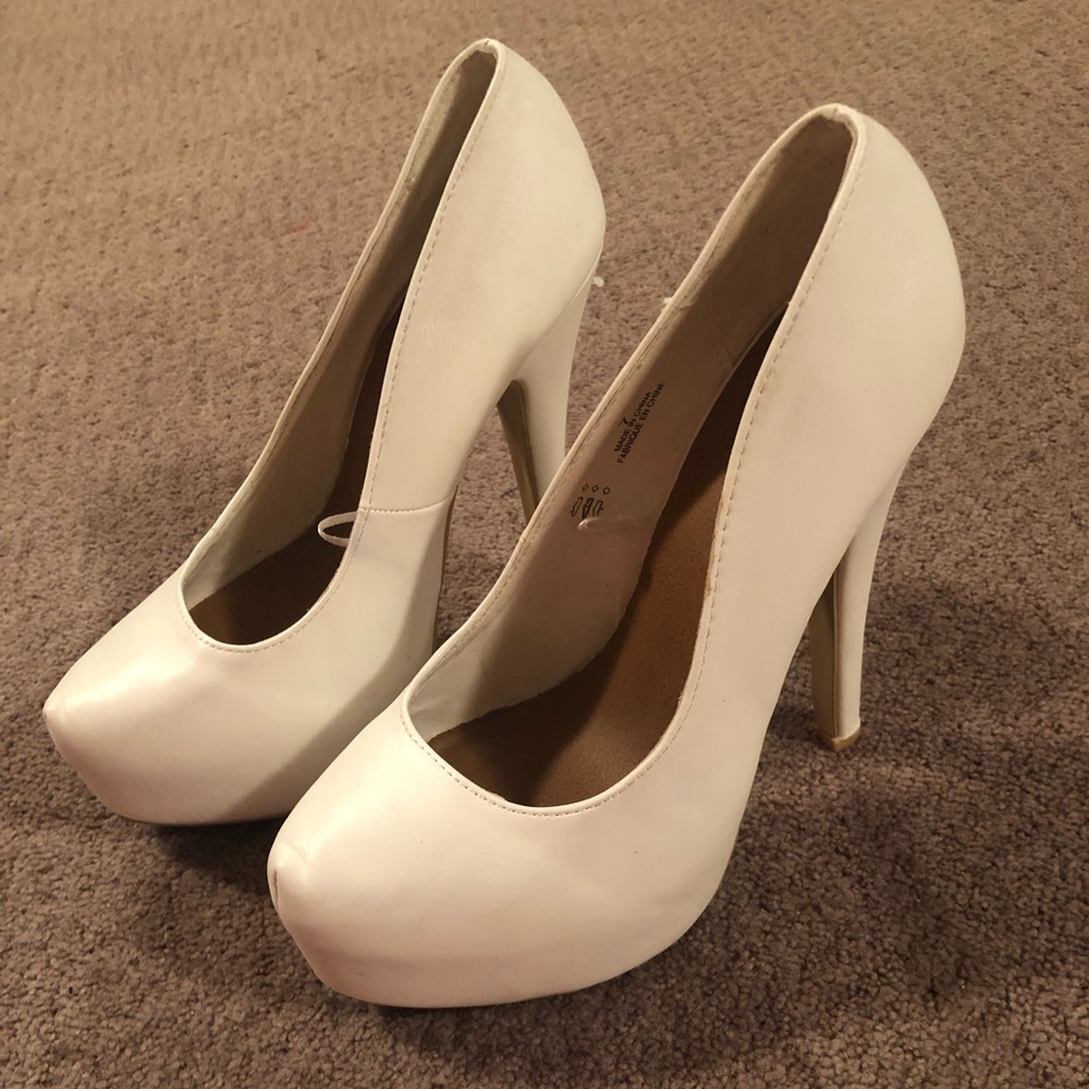 White heels